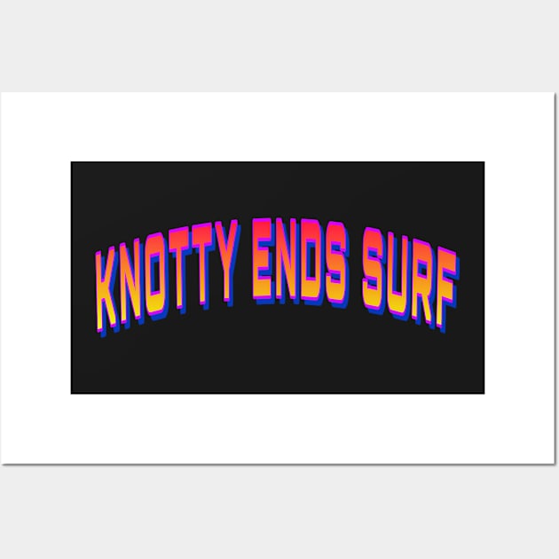 Knotty ends Surf.heartbreaker Wall Art by ericbear36